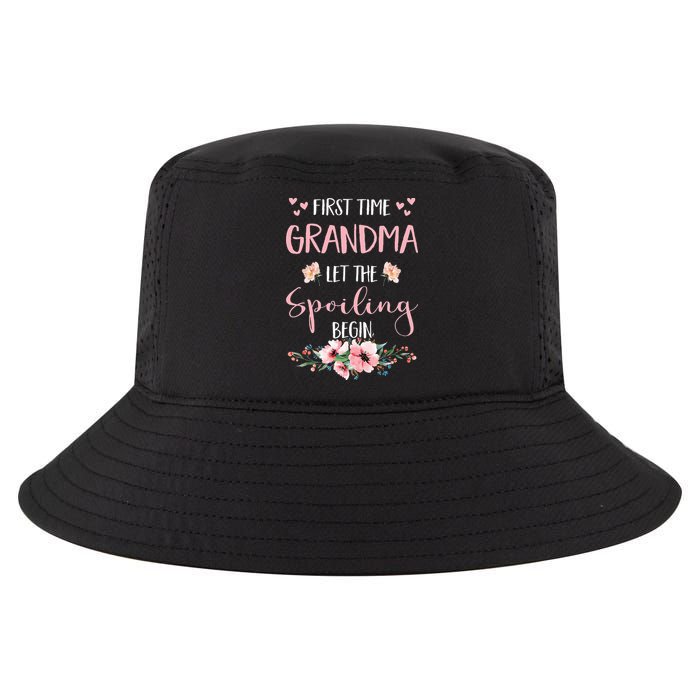 First Time Grandma Let The Spoiling Begin for  Cool Comfort Performance Bucket Hat