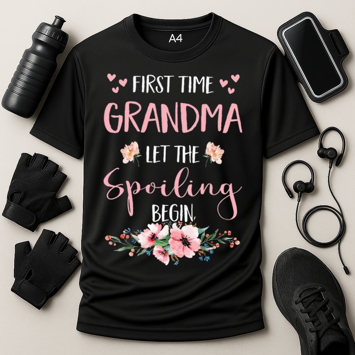 First Time Grandma Let The Spoiling Begin for  Performance Shirt