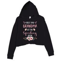 First Time Grandma Let The Spoiling Begin for  Crop Fleece Hoodie