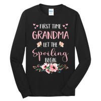 First Time Grandma Let The Spoiling Begin for  Tall Long Sleeve T-Shirt