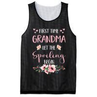 First Time Grandma Let The Spoiling Begin for  Mesh Reversible Basketball Jersey Tank