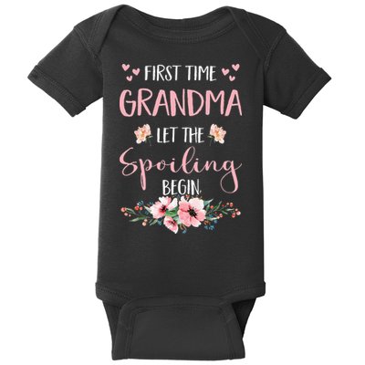 First Time Grandma Let The Spoiling Begin for  Baby Bodysuit