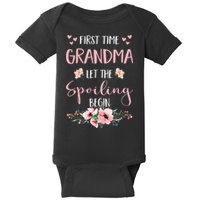 First Time Grandma Let The Spoiling Begin for  Baby Bodysuit