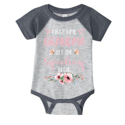First Time Grandma Let The Spoiling Begin for  Infant Baby Jersey Bodysuit
