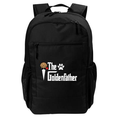 Funny The Goldenfather Golden Retriever Dog Father Backpack