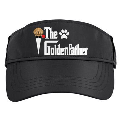 Funny The Goldenfather Golden Retriever Dog Father Adult Drive Performance Visor