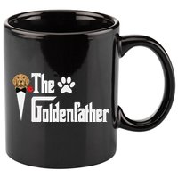Funny The Goldenfather Golden Retriever Dog Father 11oz C Handle Ceramic Mug