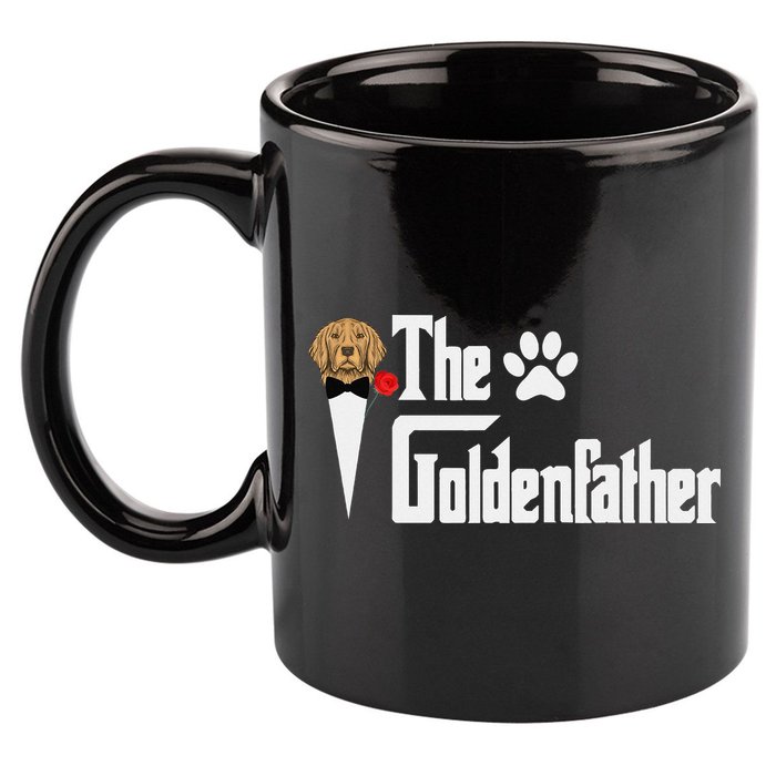 Funny The Goldenfather Golden Retriever Dog Father 11oz C Handle Ceramic Mug