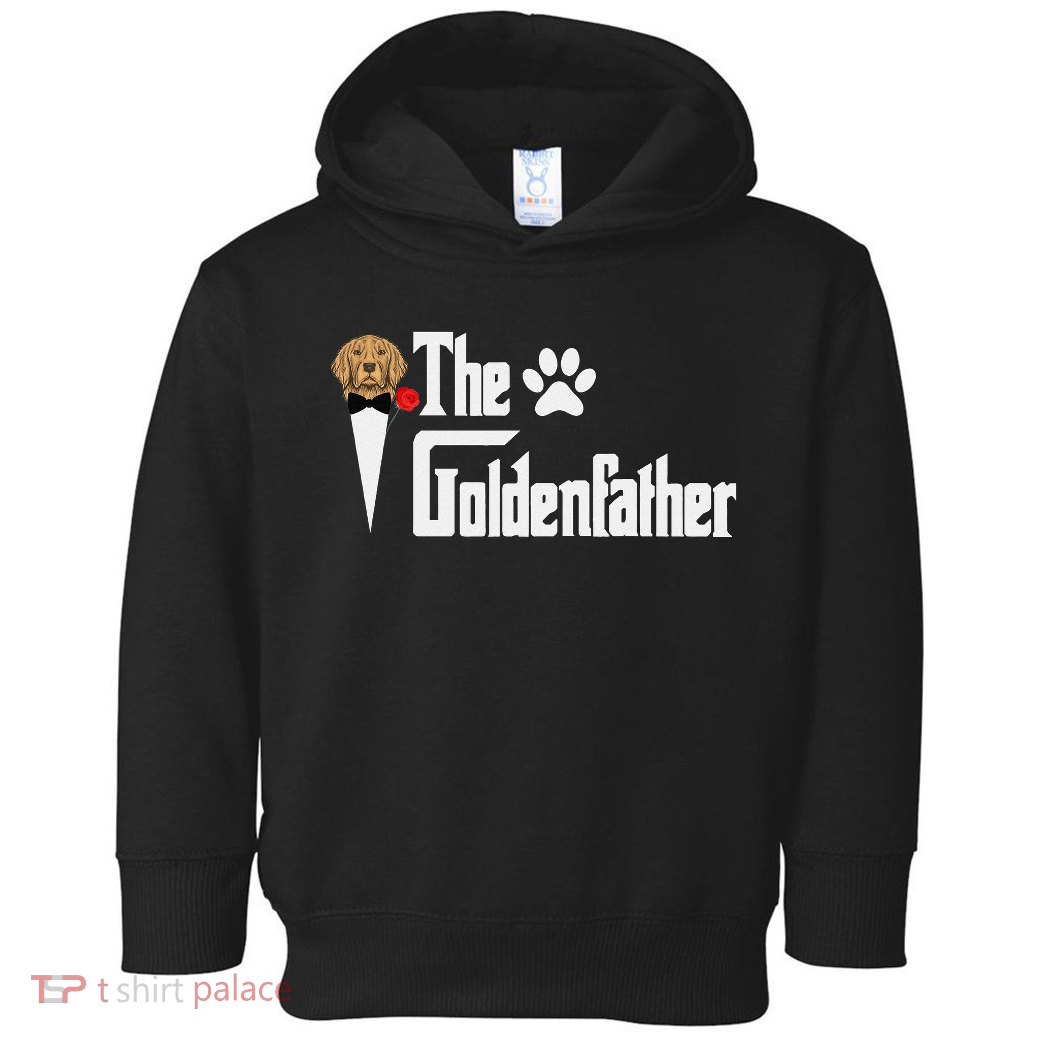 Funny The Goldenfather Golden Retriever Dog Father Toddler Hoodie