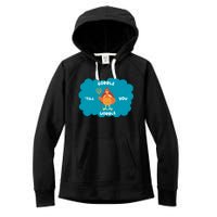 Funny Thanksgiving Gobble Till You Wobble Turkey Gift For Thanksgiving Thanksgiv Women's Fleece Hoodie