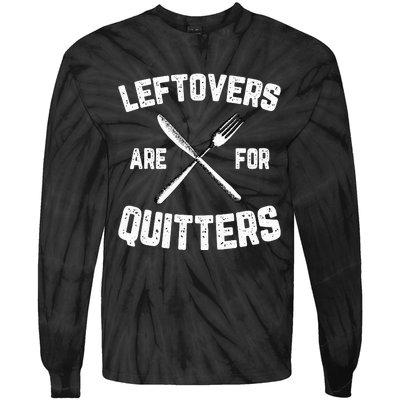 Funny Thanksgiving Gifts Leftovers? No Way! Tie-Dye Long Sleeve Shirt