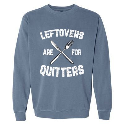 Funny Thanksgiving Gifts Leftovers? No Way! Garment-Dyed Sweatshirt