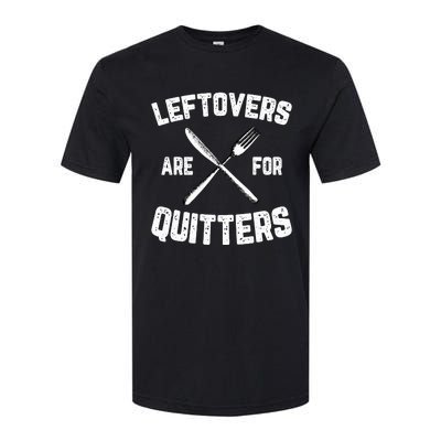 Funny Thanksgiving Gifts Leftovers? No Way! Softstyle CVC T-Shirt