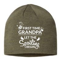 First Time Grandpa Let The Spoiling Begin Sustainable Beanie