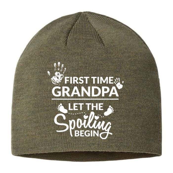 First Time Grandpa Let The Spoiling Begin Sustainable Beanie