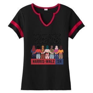 Forward Together: Harriswalz  Vision Ll Cute Gift Ladies Halftime Notch Neck Tee