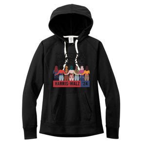 Forward Together: Harriswalz  Vision Ll Cute Gift Women's Fleece Hoodie