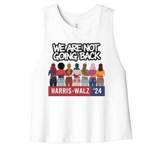 Forward Together: Harriswalz  Vision Ll Cute Gift Women's Racerback Cropped Tank