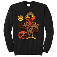 Festive Turkey Harvest Celebrate Autumn with Trick or Treat Sweatshirt