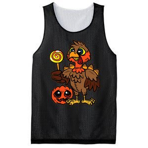 Festive Turkey Harvest Celebrate Autumn with Trick or Treat Mesh Reversible Basketball Jersey Tank