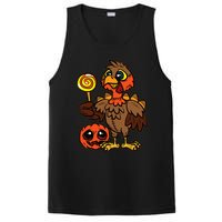 Festive Turkey Harvest Celebrate Autumn with Trick or Treat PosiCharge Competitor Tank