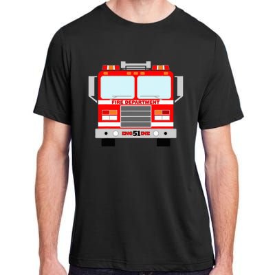 FIRE TRUCK HALLOWEEN COSTUME PRETEND IM A FIRE TRUCK Adult ChromaSoft Performance T-Shirt