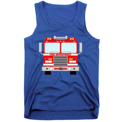 FIRE TRUCK HALLOWEEN COSTUME PRETEND IM A FIRE TRUCK Tank Top