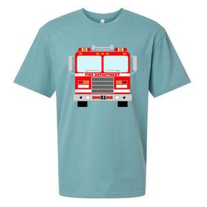 FIRE TRUCK HALLOWEEN COSTUME PRETEND IM A FIRE TRUCK Sueded Cloud Jersey T-Shirt