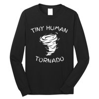 Funny Tiny Human Tornado Long Sleeve Shirt