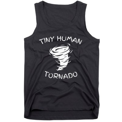 Funny Tiny Human Tornado Tank Top