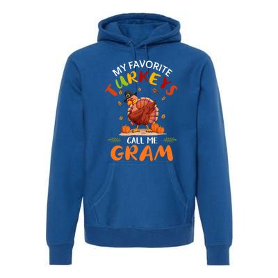 Funny Turkey Holiday Party Gram Matching Thanksgiving Gift Premium Hoodie