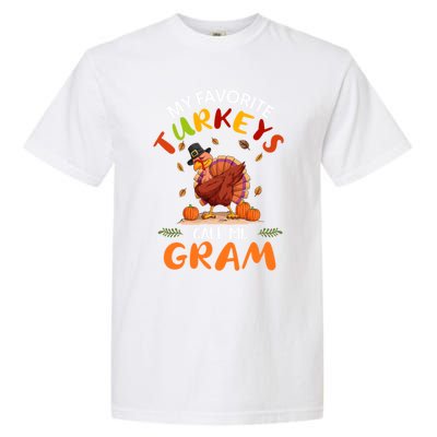 Funny Turkey Holiday Party Gram Matching Thanksgiving Gift Garment-Dyed Heavyweight T-Shirt