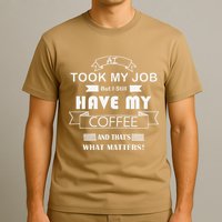 Funny Tech Humor Coffee Lover For Unemployed Remote Workers T-Shirt