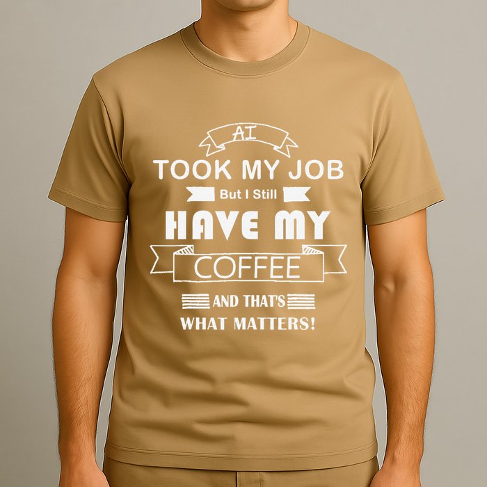 Funny Tech Humor Coffee Lover For Unemployed Remote Workers T-Shirt