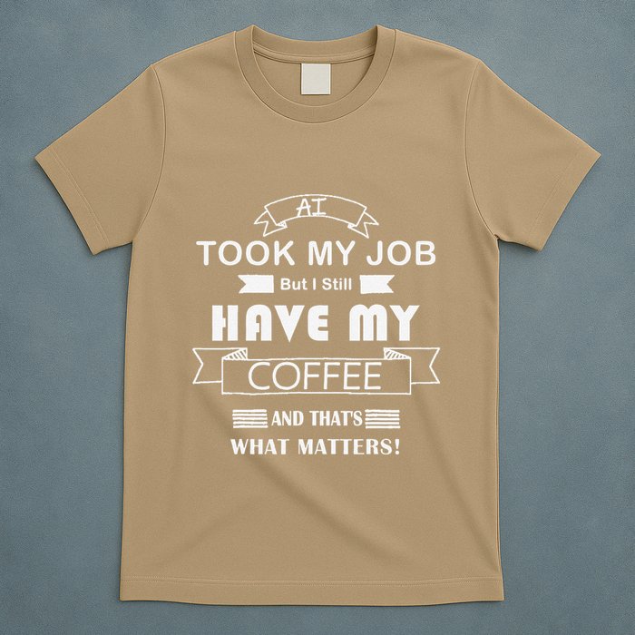 Funny Tech Humor Coffee Lover For Unemployed Remote Workers T-Shirt