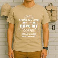 Funny Tech Humor Coffee Lover For Unemployed Remote Workers T-Shirt