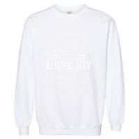 Funny Tech Humor Coffee Lover For Unemployed Remote Workers Garment-Dyed Sweatshirt