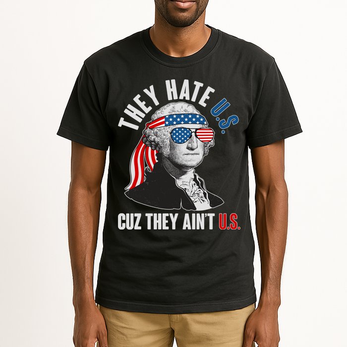 Funny They Hate U.S. Cuz They Ain't U.S. George Washington Tall T-Shirt