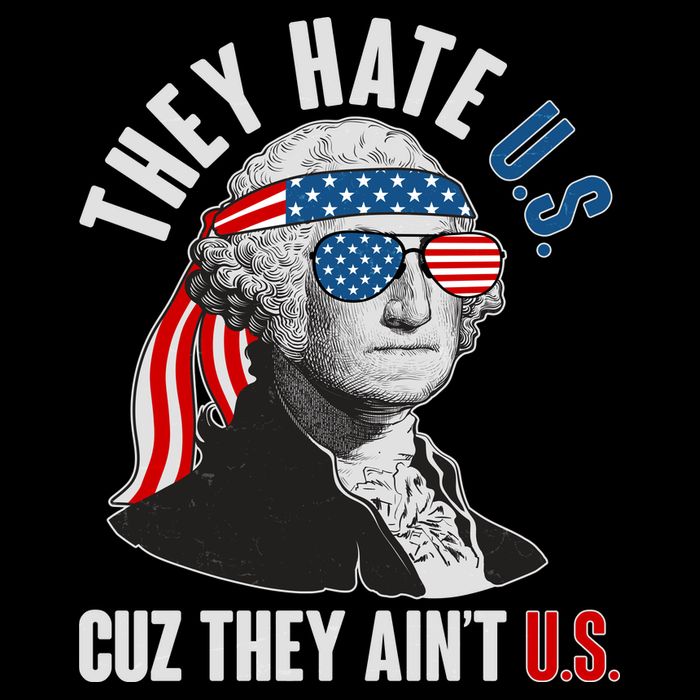 Funny They Hate U.S. Cuz They Ain't U.S. George Washington Impact Tech Backpack