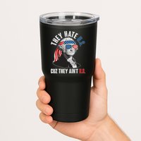 Funny They Hate U.S. Cuz They Ain't U.S. George Washington Tumbler