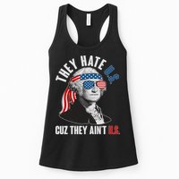 Funny They Hate U.S. Cuz They Ain't U.S. George Washington Womens Tank Top