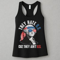 Funny They Hate U.S. Cuz They Ain't U.S. George Washington Womens Tank Top