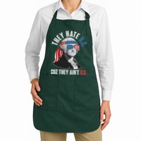 Funny They Hate U.S. Cuz They Ain't U.S. George Washington Apron