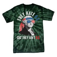 Funny They Hate U.S. Cuz They Ain't U.S. George Washington Tie-Dye T-Shirt