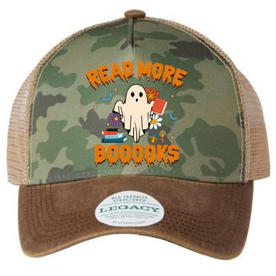 Funny Teacher Halloween Ghost Read More Books Cute Booooks Legacy Tie Dye Trucker Hat