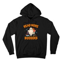 Funny Teacher Halloween Ghost Read More Books Cute Booooks Hoodie