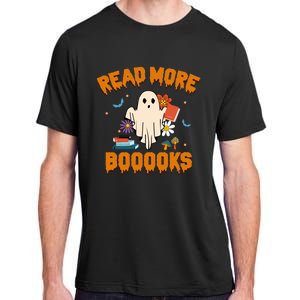 Funny Teacher Halloween Ghost Read More Books Cute Booooks Adult ChromaSoft Performance T-Shirt