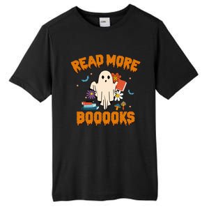 Funny Teacher Halloween Ghost Read More Books Cute Booooks Tall Fusion ChromaSoft Performance T-Shirt