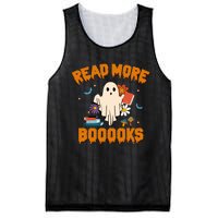 Funny Teacher Halloween Ghost Read More Books Cute Booooks Mesh Reversible Basketball Jersey Tank