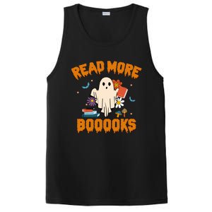 Funny Teacher Halloween Ghost Read More Books Cute Booooks PosiCharge Competitor Tank